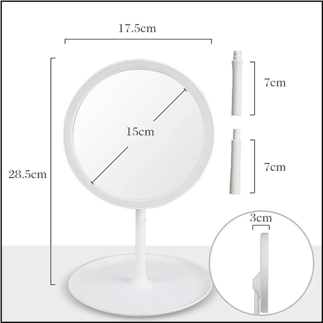 Excentric LED Vanity Mirror